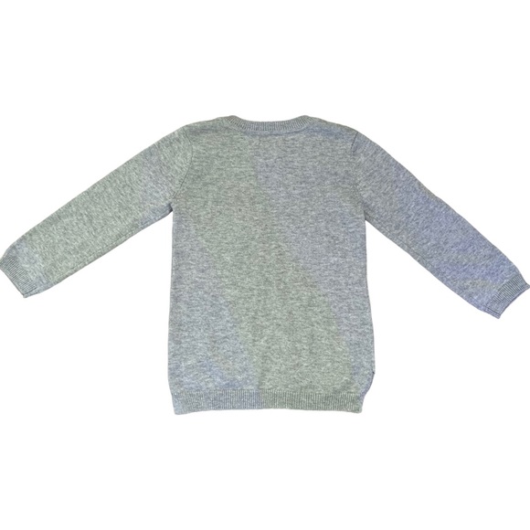 The Children’s Place Heather Grey Hi Lo “Cute” Sweater Top 3T - Picture 2 of 5